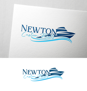 Logo Design by Impressive Sol for Newton Custom Boats | Design #33482266