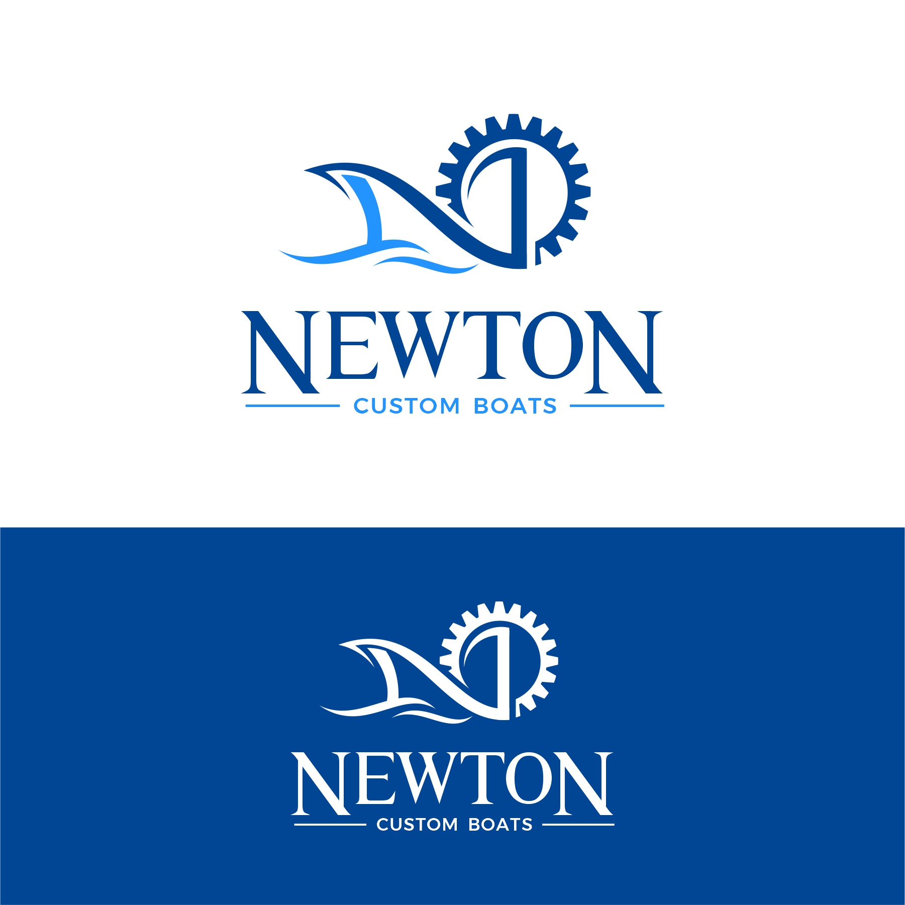Logo Design by debdesign for Newton Custom Boats | Design #33483778
