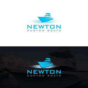 Logo Design by Deziners Zone for Newton Custom Boats | Design: #33483392