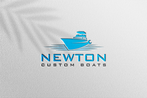 Logo Design by Deziners Zone for Newton Custom Boats | Design: #33483393