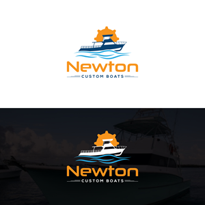 Logo Design by Deziners Zone for Newton Custom Boats | Design: #33483394