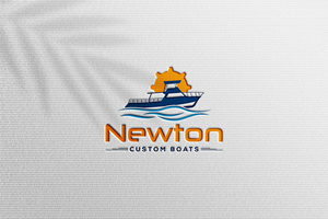 Logo Design by Deziners Zone for Newton Custom Boats | Design: #33483395