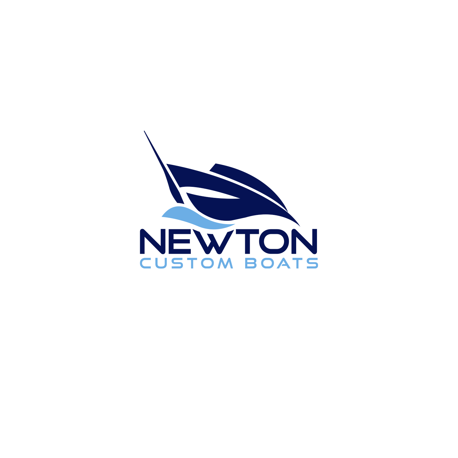 Logo-Design von M.CreativeDesigns für Newton Custom Boats | Design #33488755