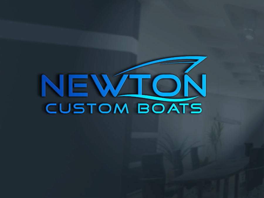 Logo Design by NFGraphics for Newton Custom Boats | Design #33490231