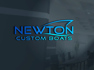 Diseño de Logo por NFGraphics para Newton Custom Boats | Diseño: #33490231