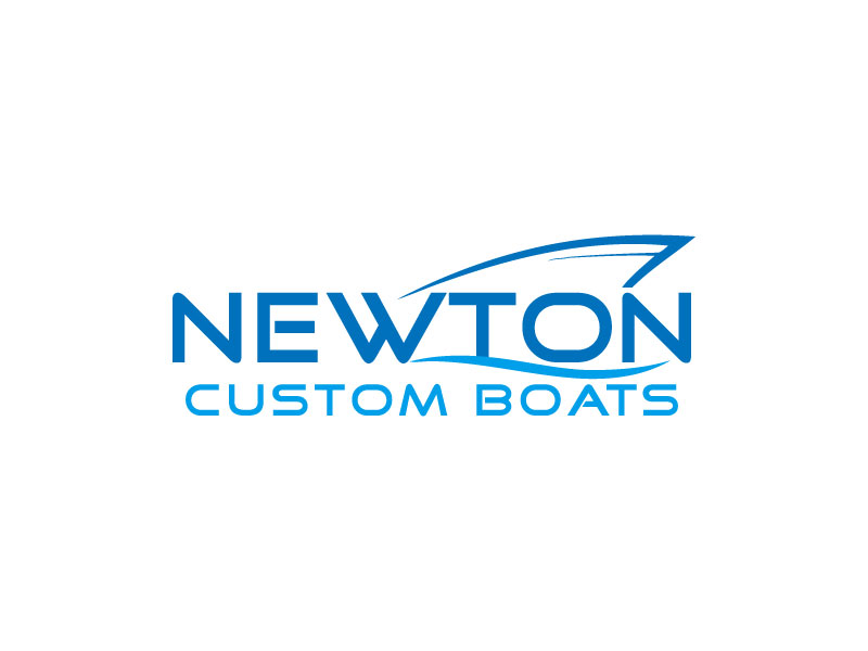Logo Design by NFGraphics for Newton Custom Boats | Design #33490232