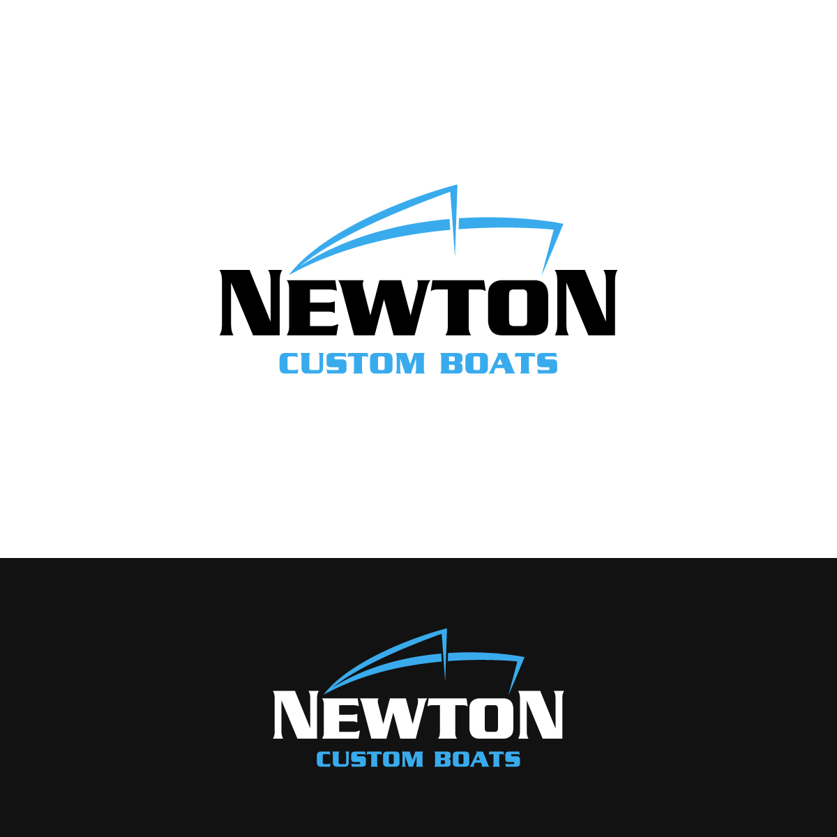 Diseño de Logo por SHbro para Newton Custom Boats | Diseño #33488583
