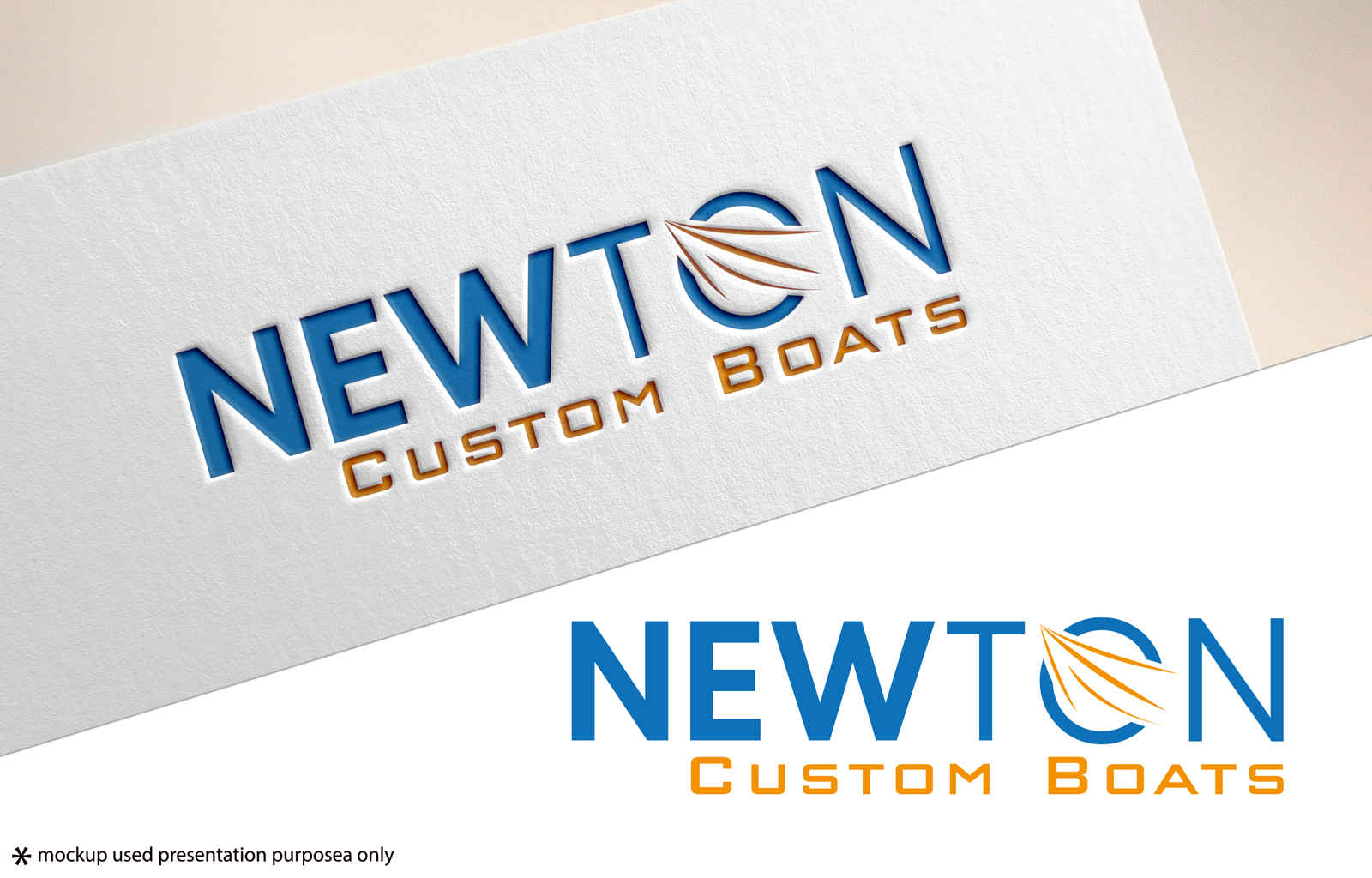 Logo-Design von Rubia@ für Newton Custom Boats | Design #33481437