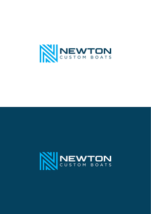 Logo Design by MX-Design for Newton Custom Boats | Design: #33518142