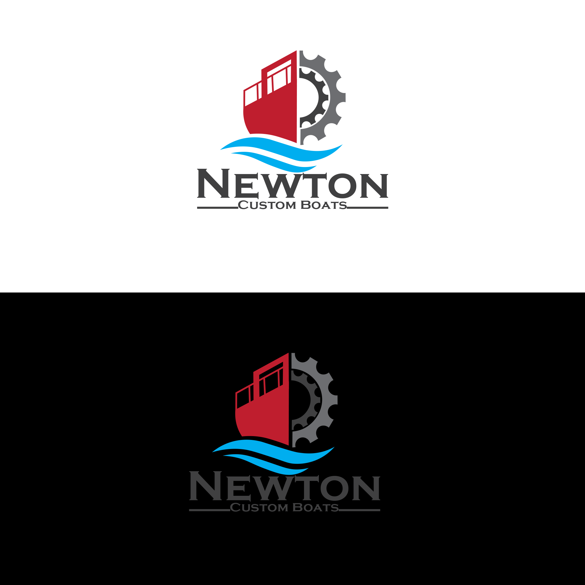 Logo Design by sastra wiguna for Newton Custom Boats | Design #33498872
