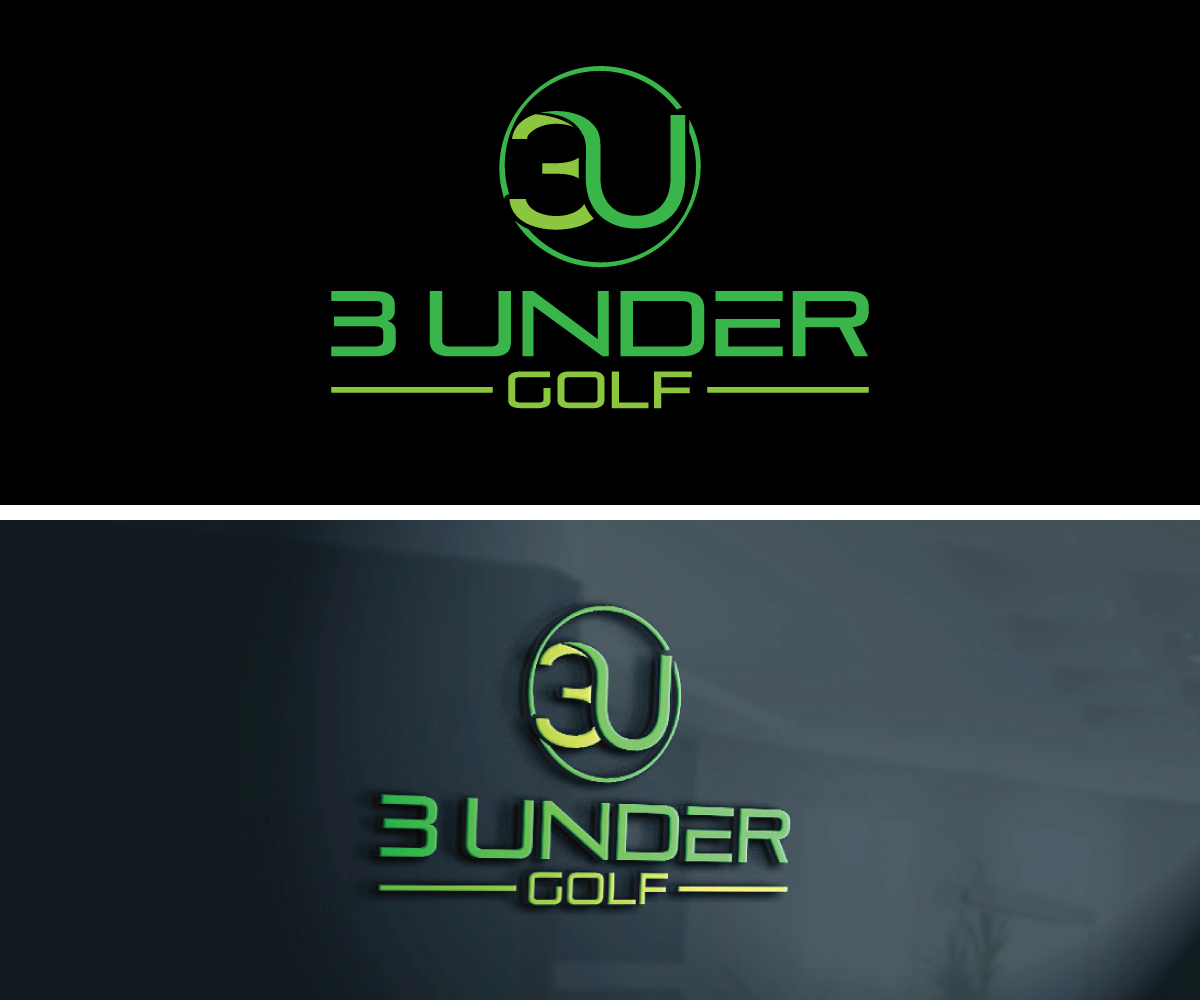 Logo-Design von Adi Graphics für 3 Under Golf Co | Design #33483317