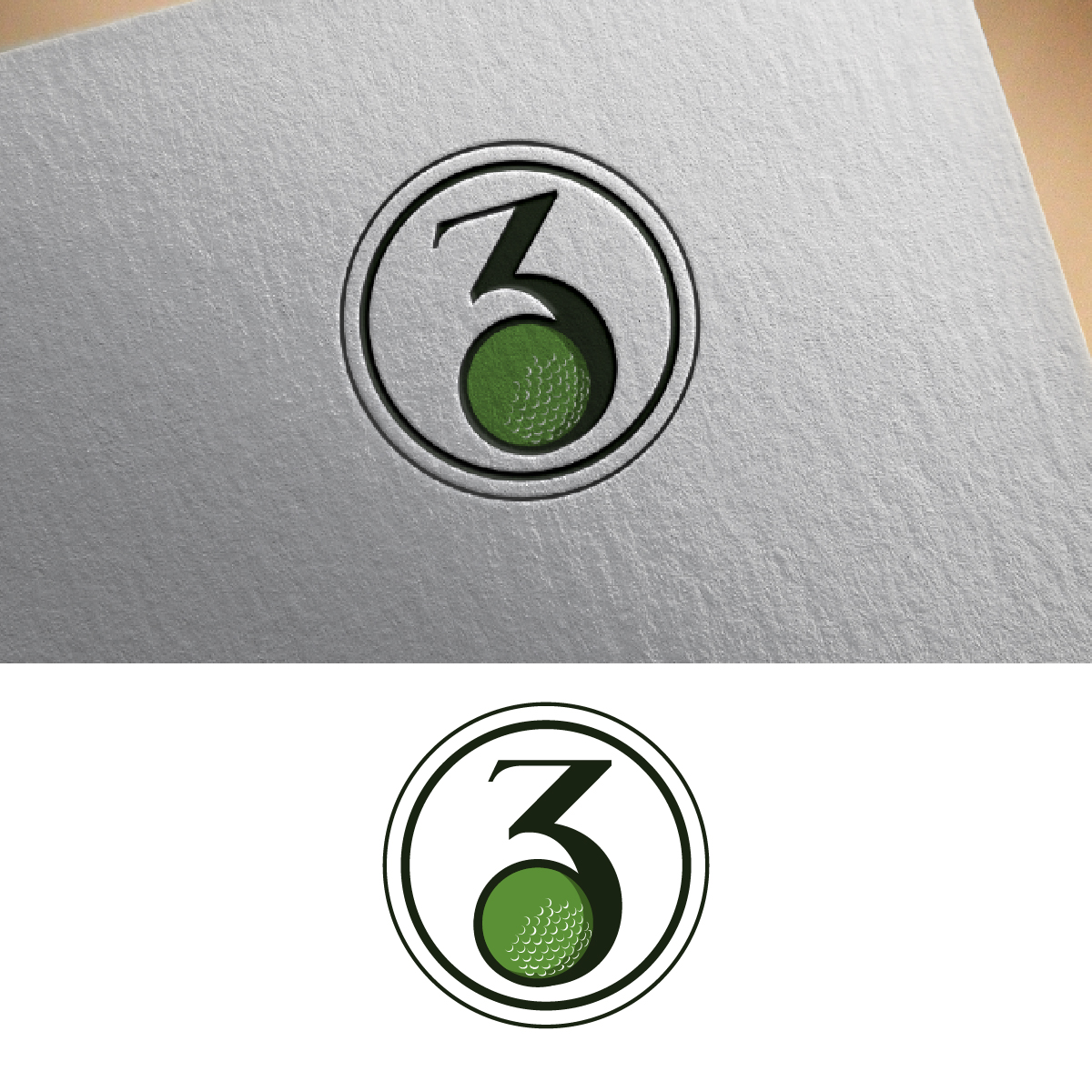 Logo Design by Loknath for 3 Under Golf Co | Design #33483937
