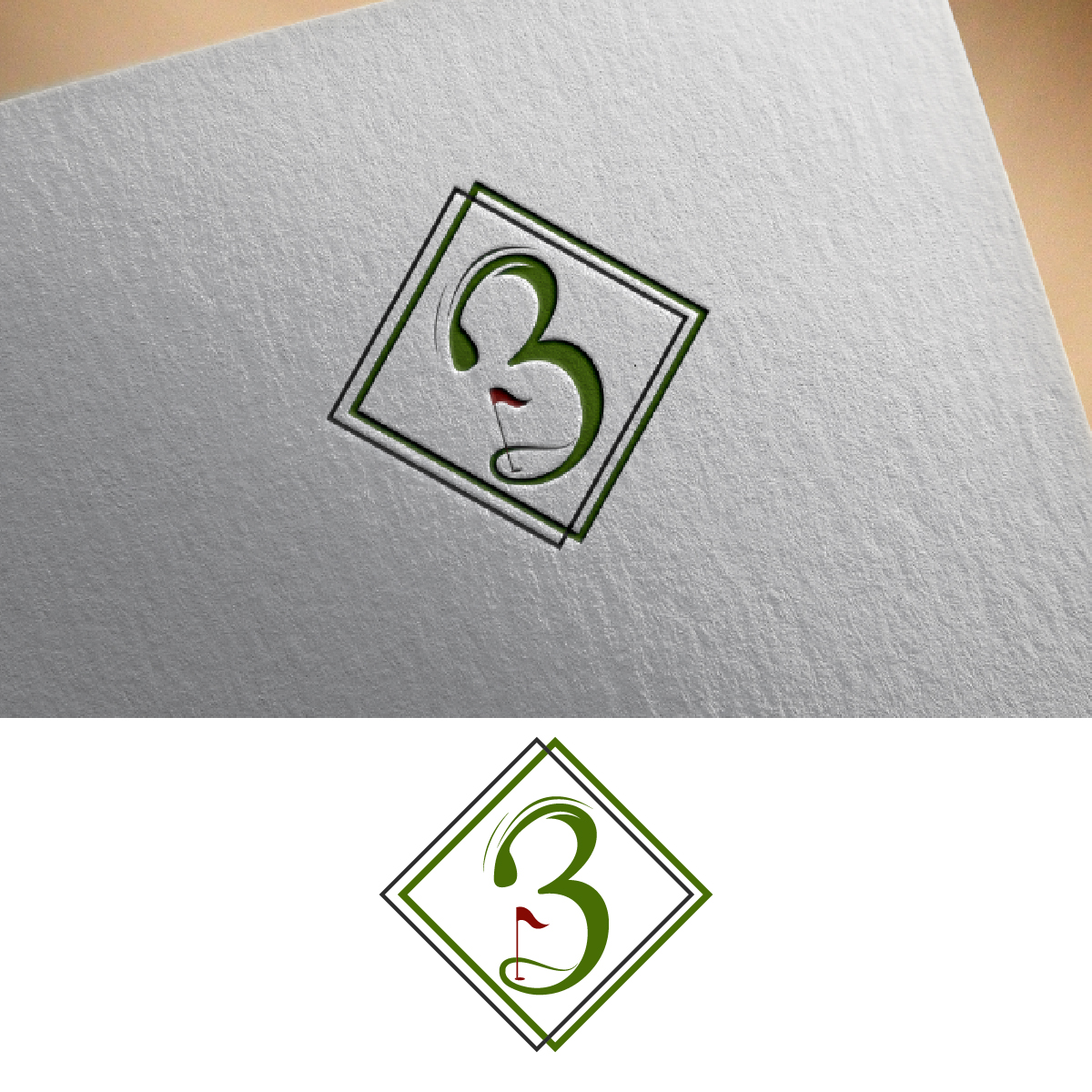 Logo Design by Loknath for 3 Under Golf Co | Design #33483938