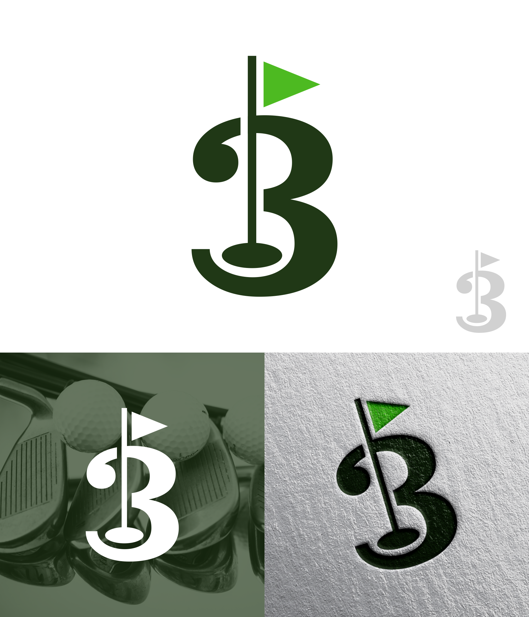 Logo Design by Aezakmi for 3 Under Golf Co | Design #33517660