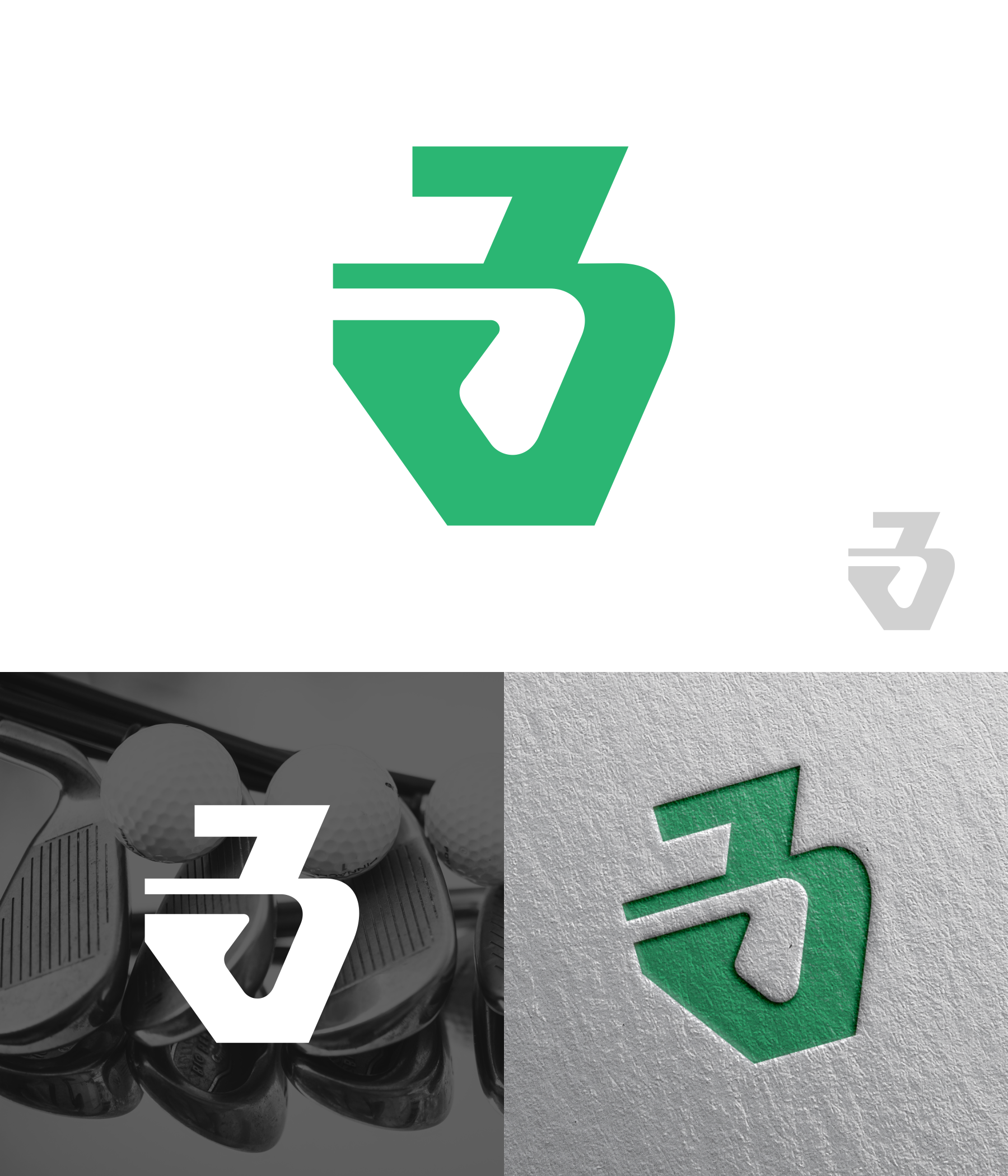 Logo Design by Aezakmi for 3 Under Golf Co | Design #33527490