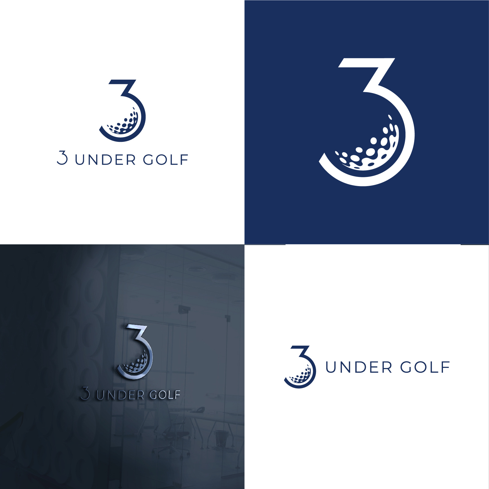 Logo Design by Brandhero for 3 Under Golf Co | Design #33522421