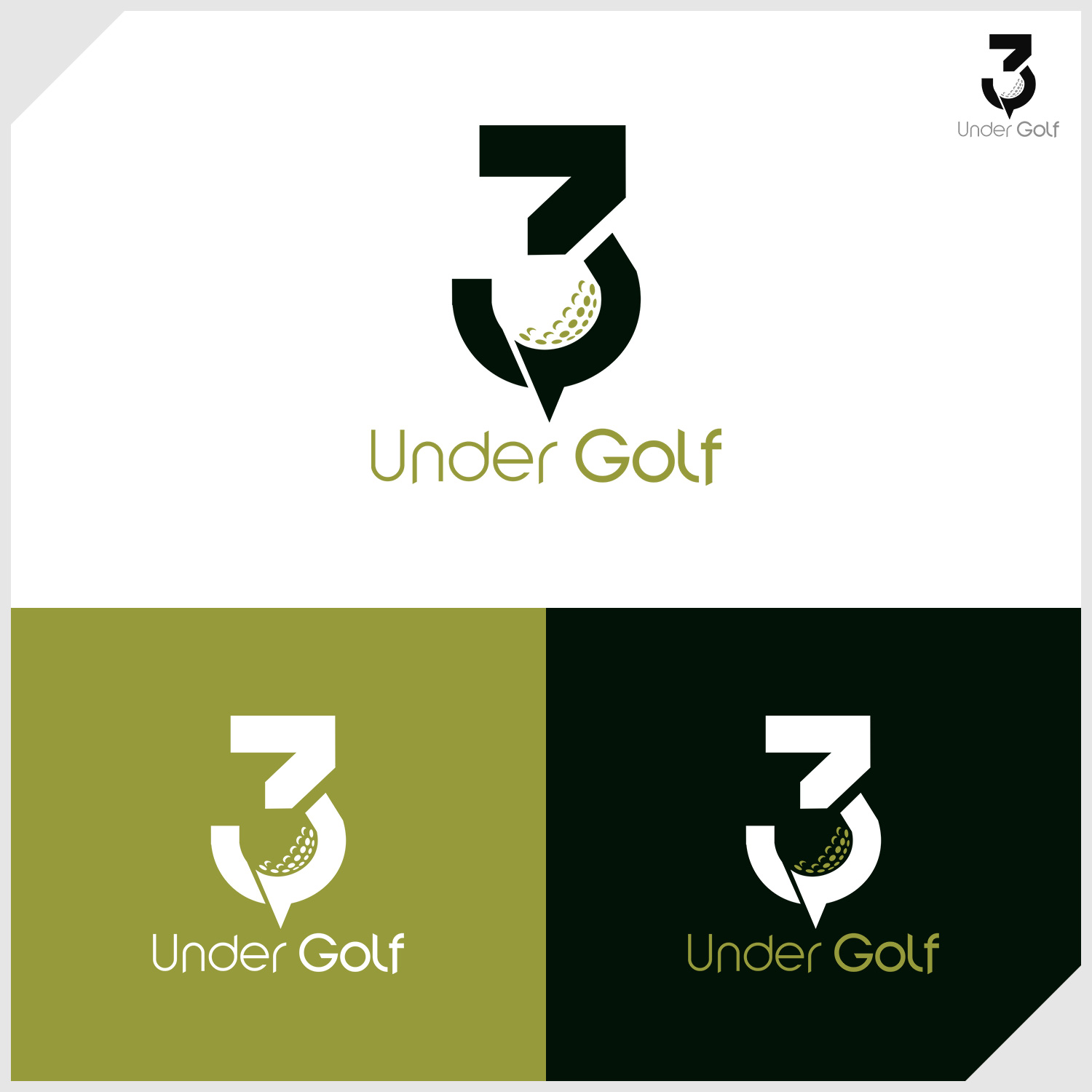 Logo Design by IDesign1606 for 3 Under Golf Co | Design #33483725