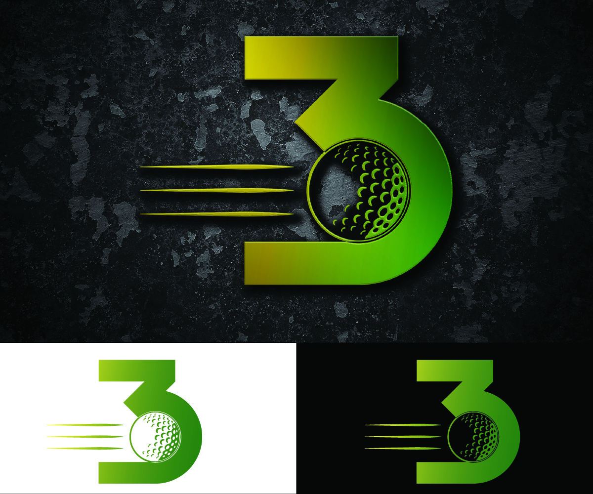 Logo Design by S5 for 3 Under Golf Co | Design #33480577
