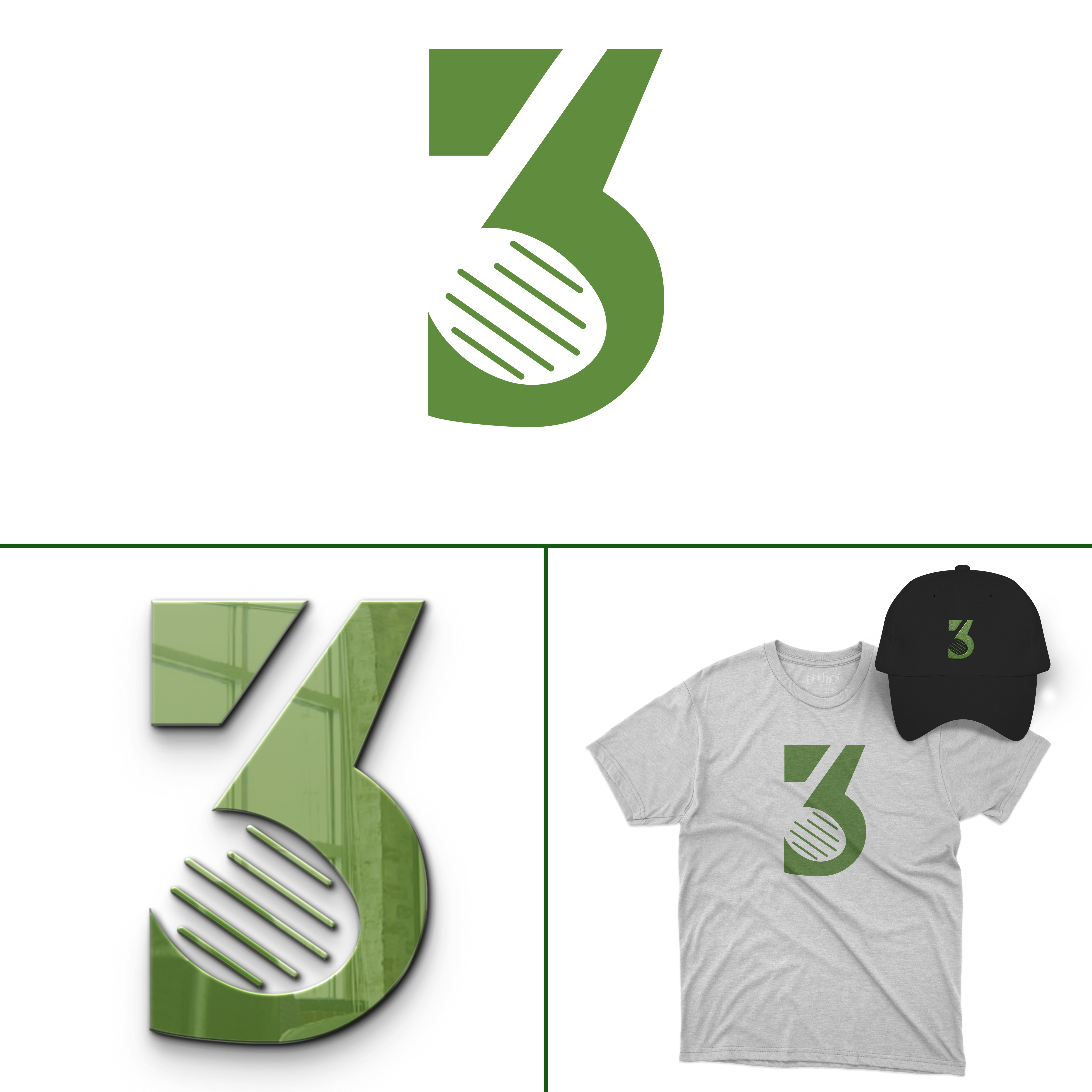 Logo Design by CreativeDesigns081 for 3 Under Golf Co | Design #33486498