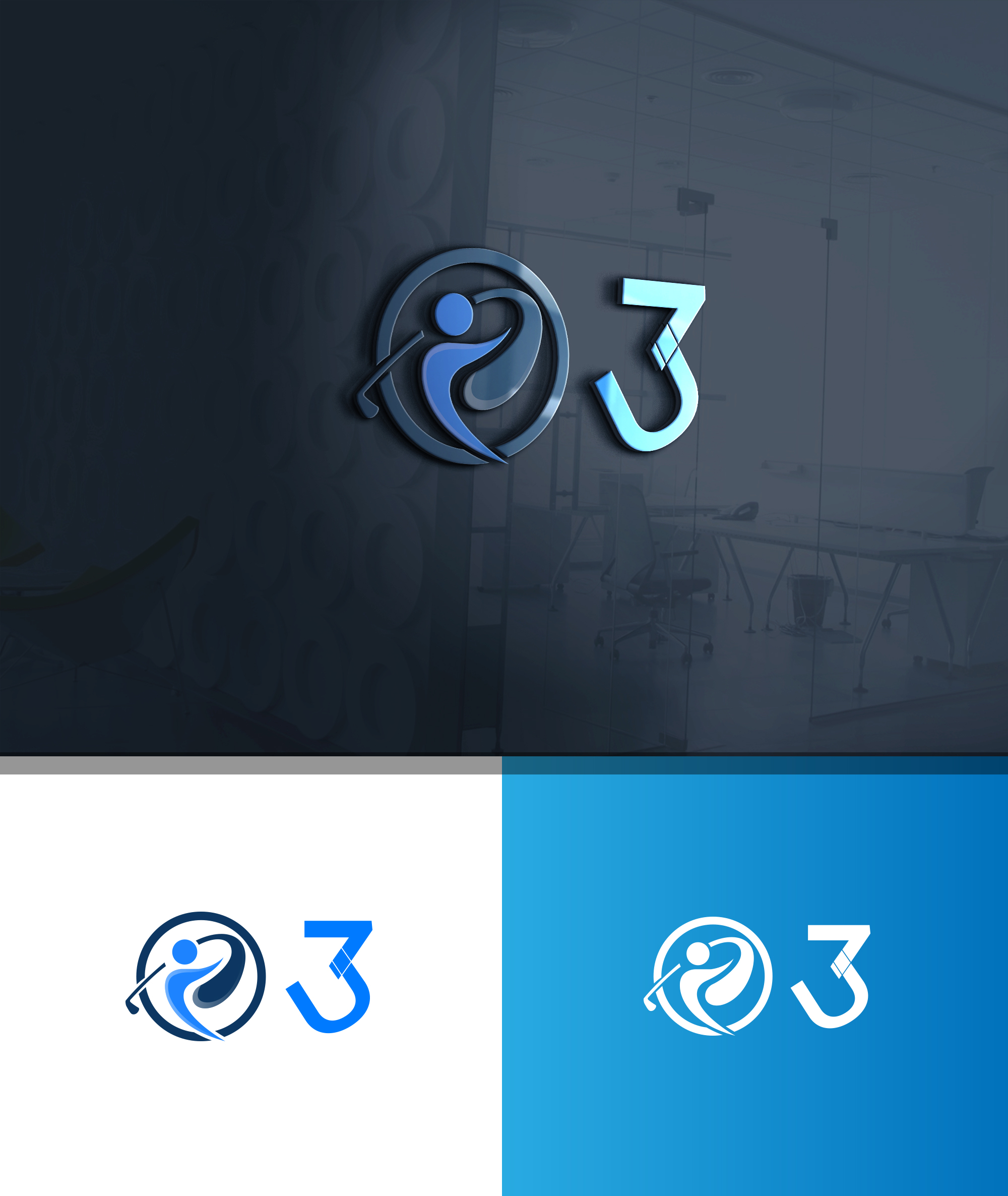 Logo Design by shahalam1957 for 3 Under Golf Co | Design #33486621