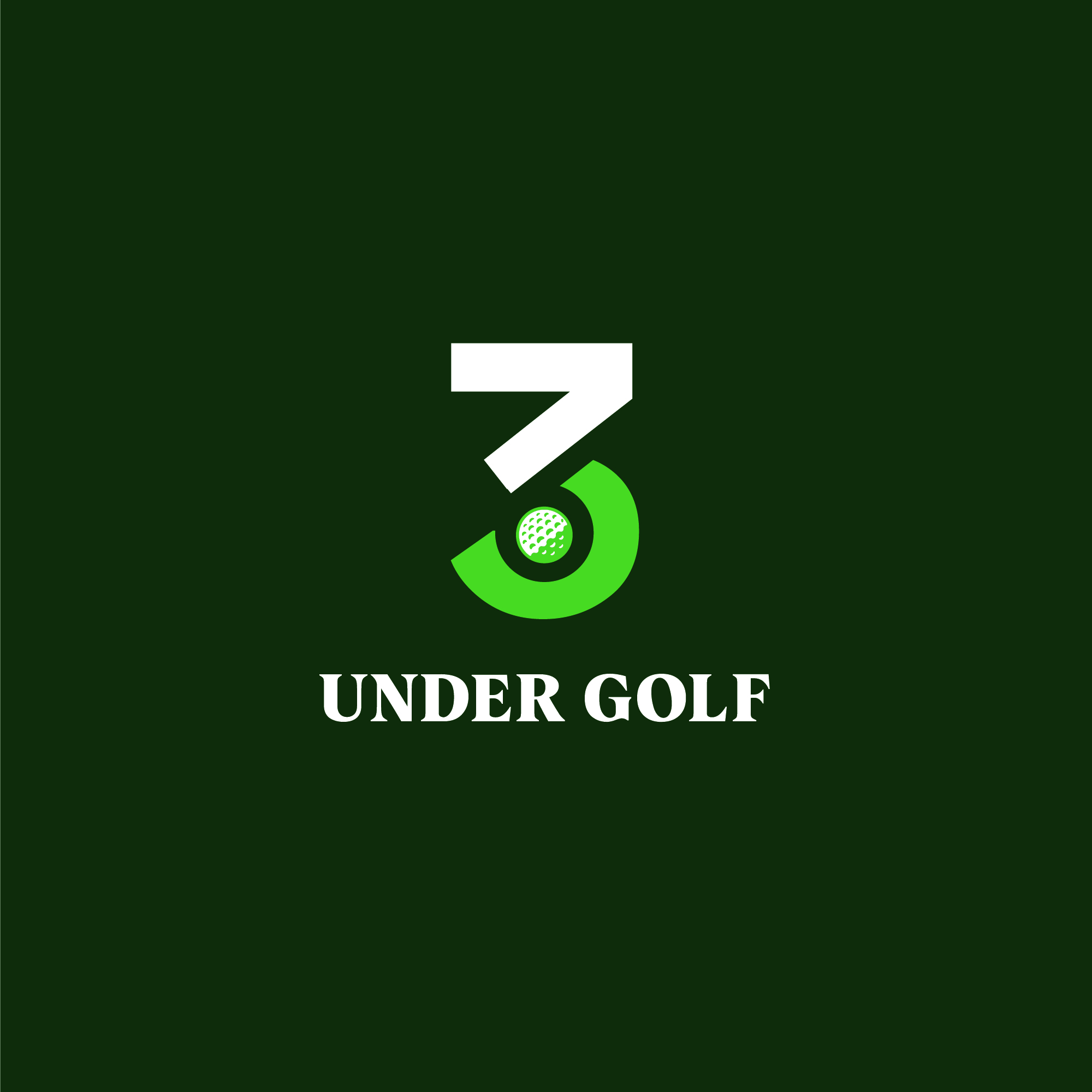 Logo Design by Monika B for 3 Under Golf Co | Design #33482956