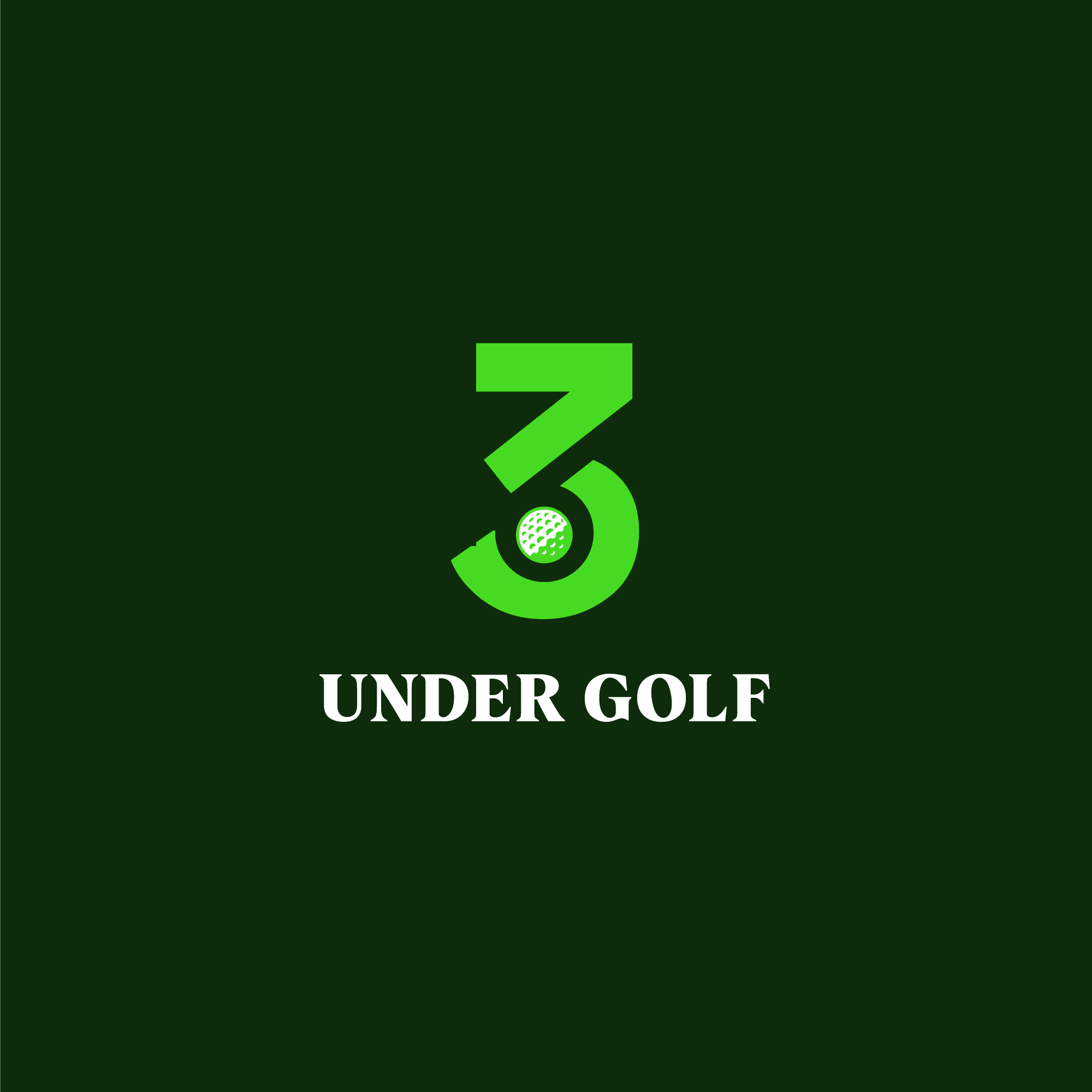 Logo Design by Monika B for 3 Under Golf Co | Design #33482965