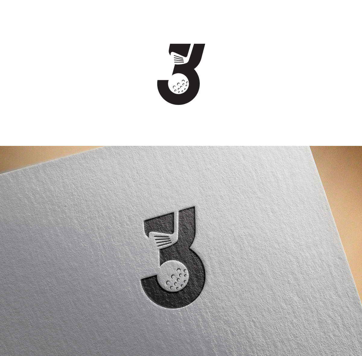 Logo Design by bijuak for 3 Under Golf Co | Design #33481853