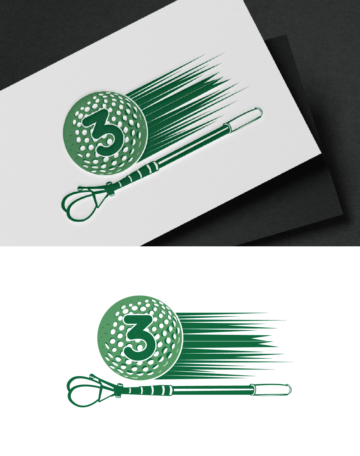 Logo-Design von fly  design für 3 Under Golf Co | Design #33484151