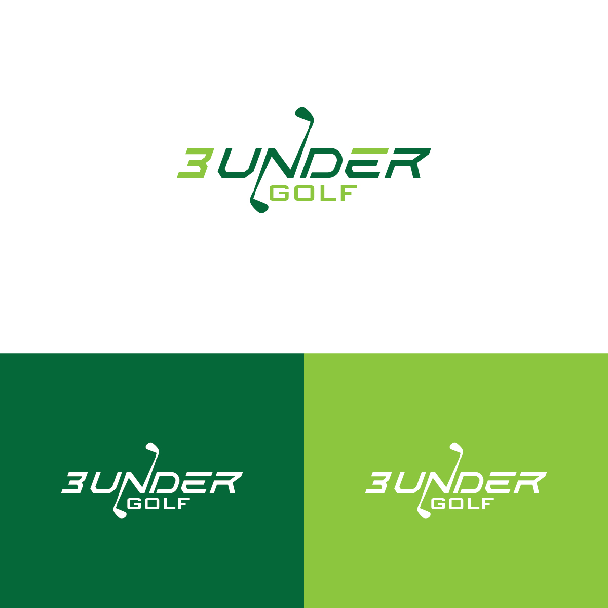 Logo Design by Maxo-Biz for 3 Under Golf Co | Design #33483402