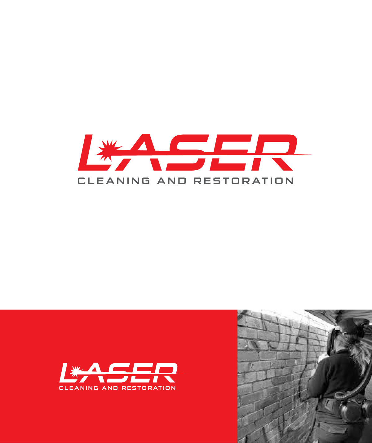Logo Design by apik. for Laser Cleaning & Restoration  | Design #33484925