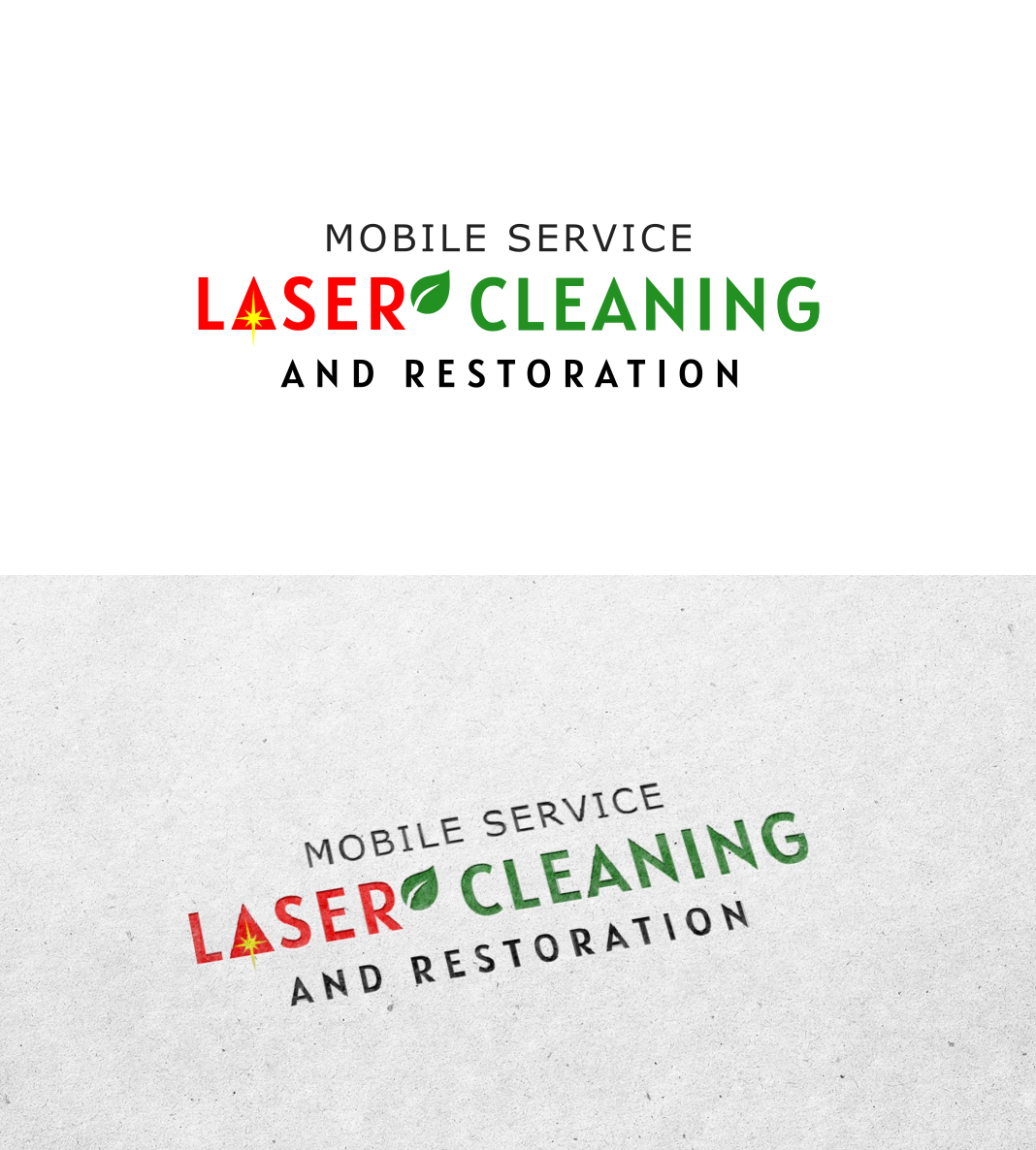Logo Design by Gulya profi for Laser Cleaning & Restoration  | Design #33518417