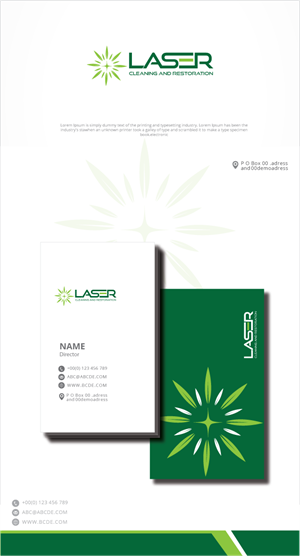 Diseño de Logo por zebronicgraphic para Laser Cleaning & Restoration  | Diseño: #33482726