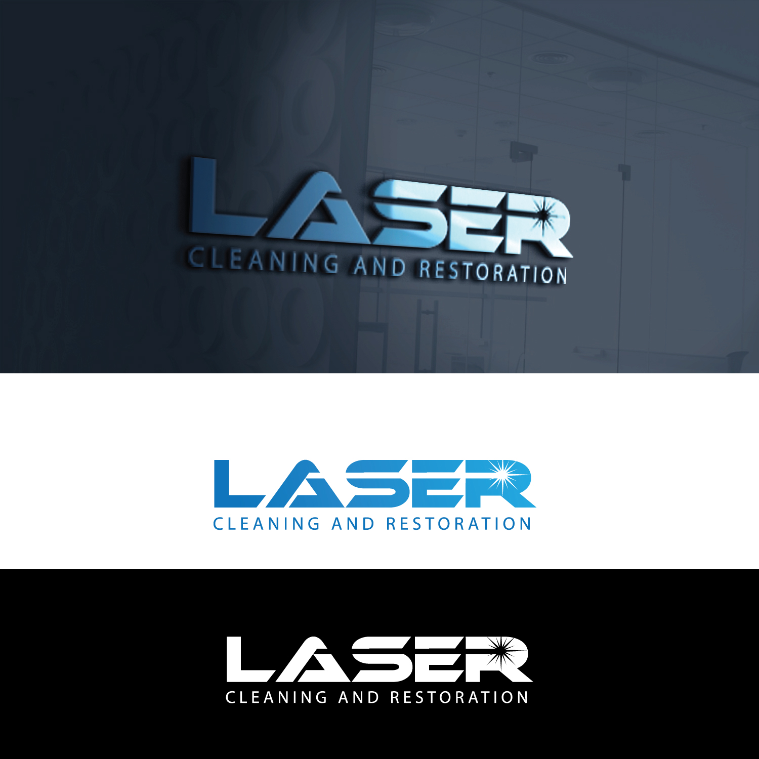 Logo-Design von GODDREAMCREATION für Laser Cleaning & Restoration  | Design #33484036