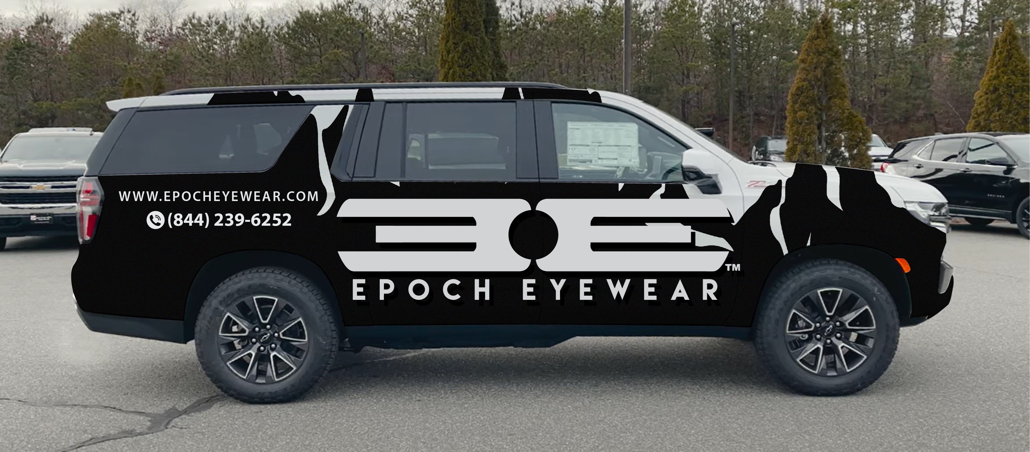 Car Wrap Design by Kira Graphics for Epoch Eyewear | Design #33490885
