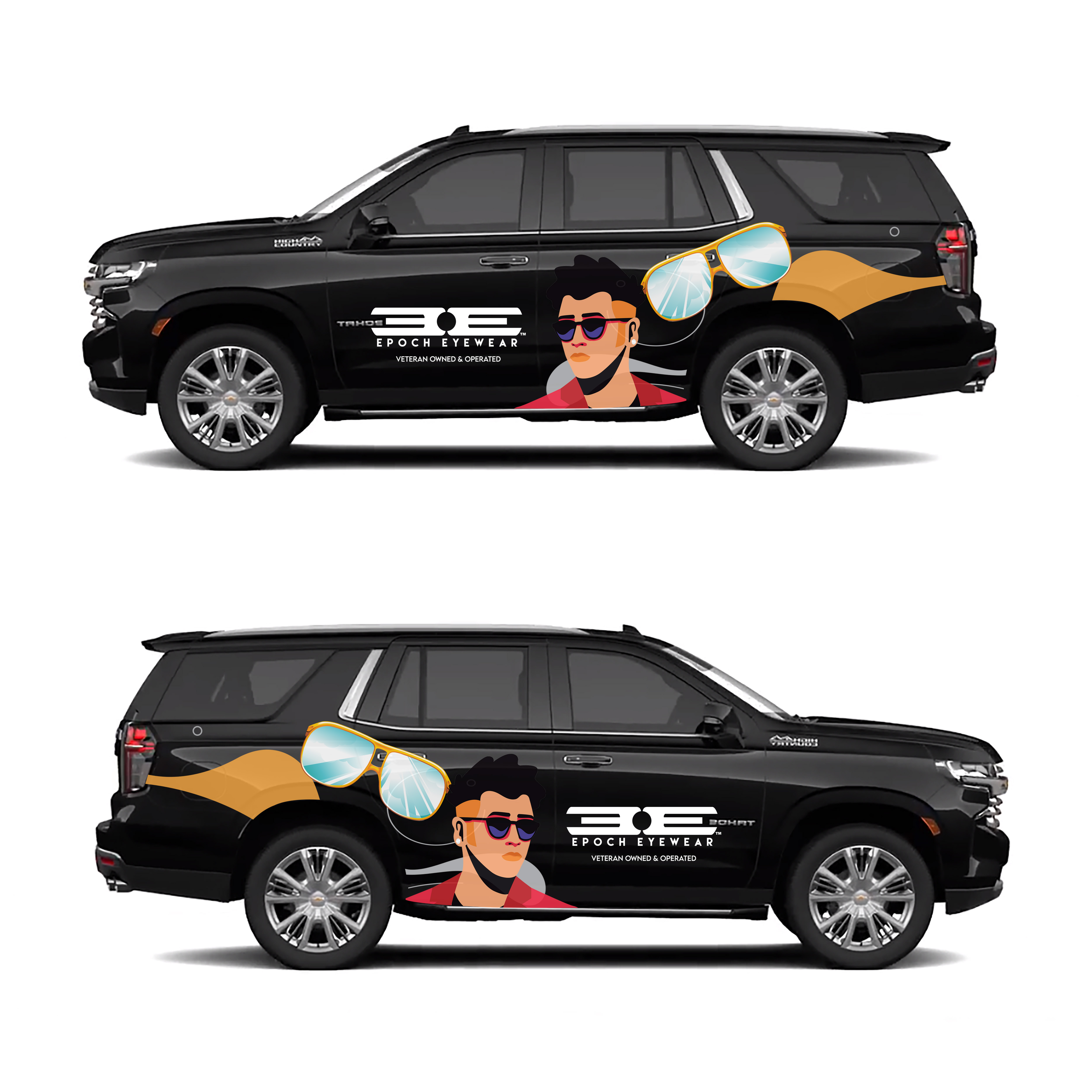 Car Wrap Design by aicreativeman for Epoch Eyewear | Design #33489167
