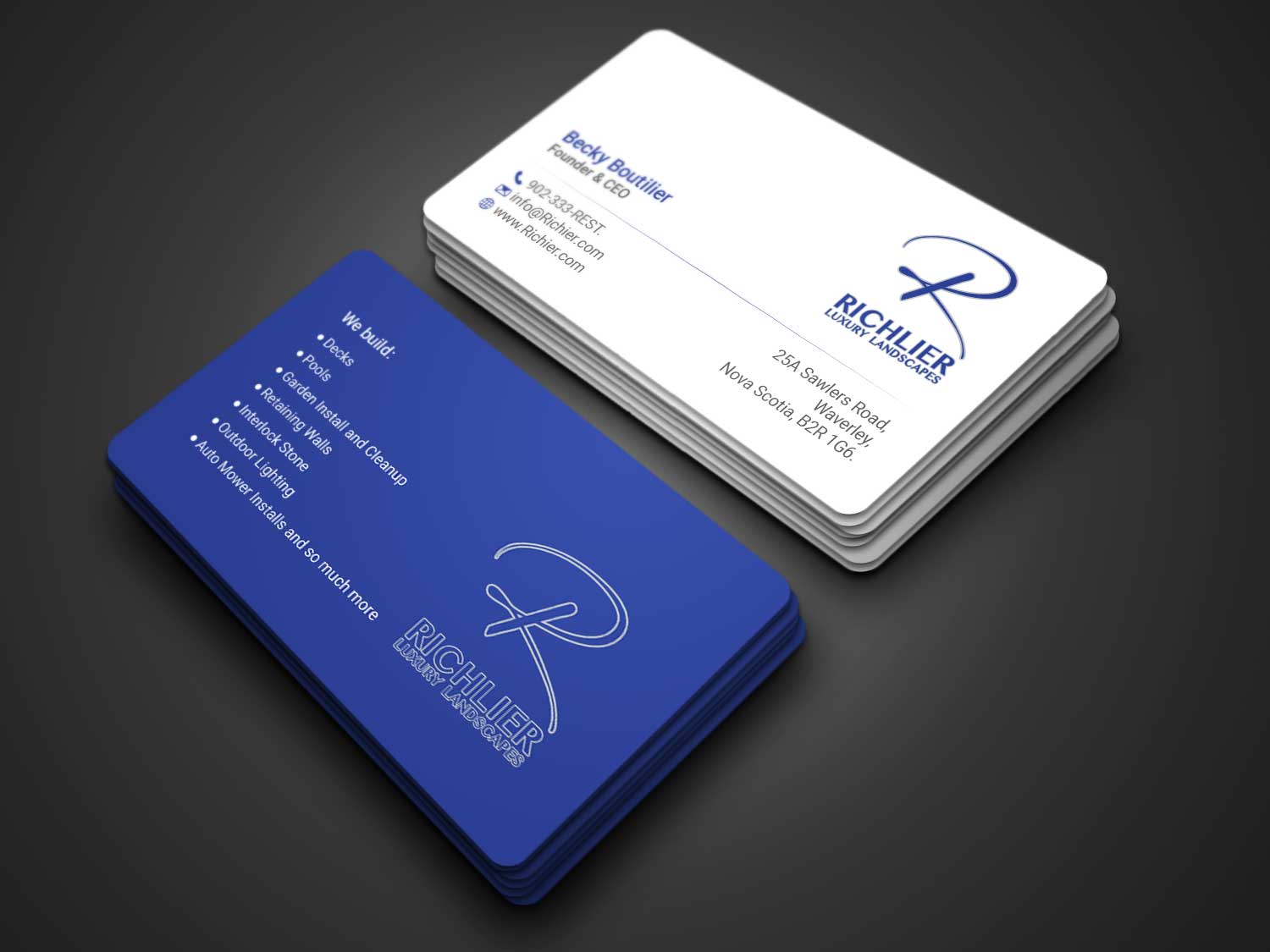 Visitenkarten-Design von R.design für dieses Projekt | Design #33480668