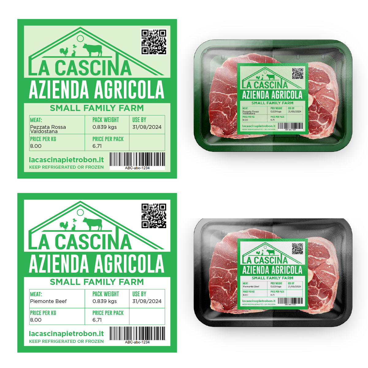 Label Design by Sergio Coelho for Azienda Agricola La Cascina Società Semplice di Pietrobon S. e Ferraro G. | Design #33497503