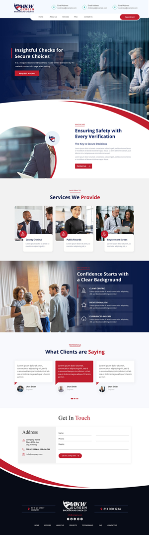 Shopify Design by Andrew Asiimwe for Mitchell Kevin Woodall LLC | Design: #33492959