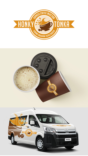 Logo Design by circledsg for Honky Tonka Express | Design: #33493188