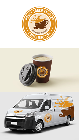 Logo Design by circledsg for Honky Tonka Express | Design: #33499483