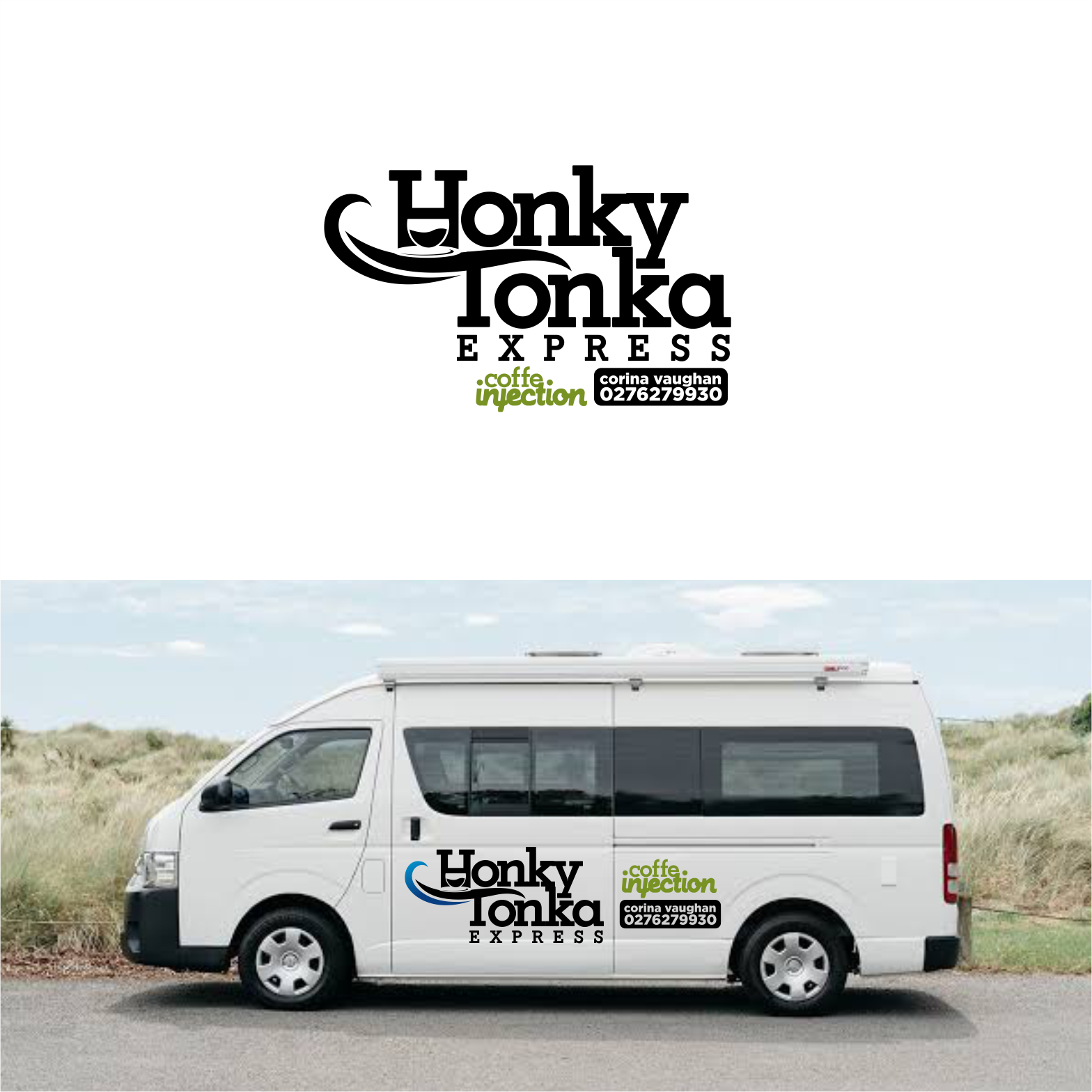 Logo Design by Arham Hidayat for Honky Tonka Express | Design #33514856