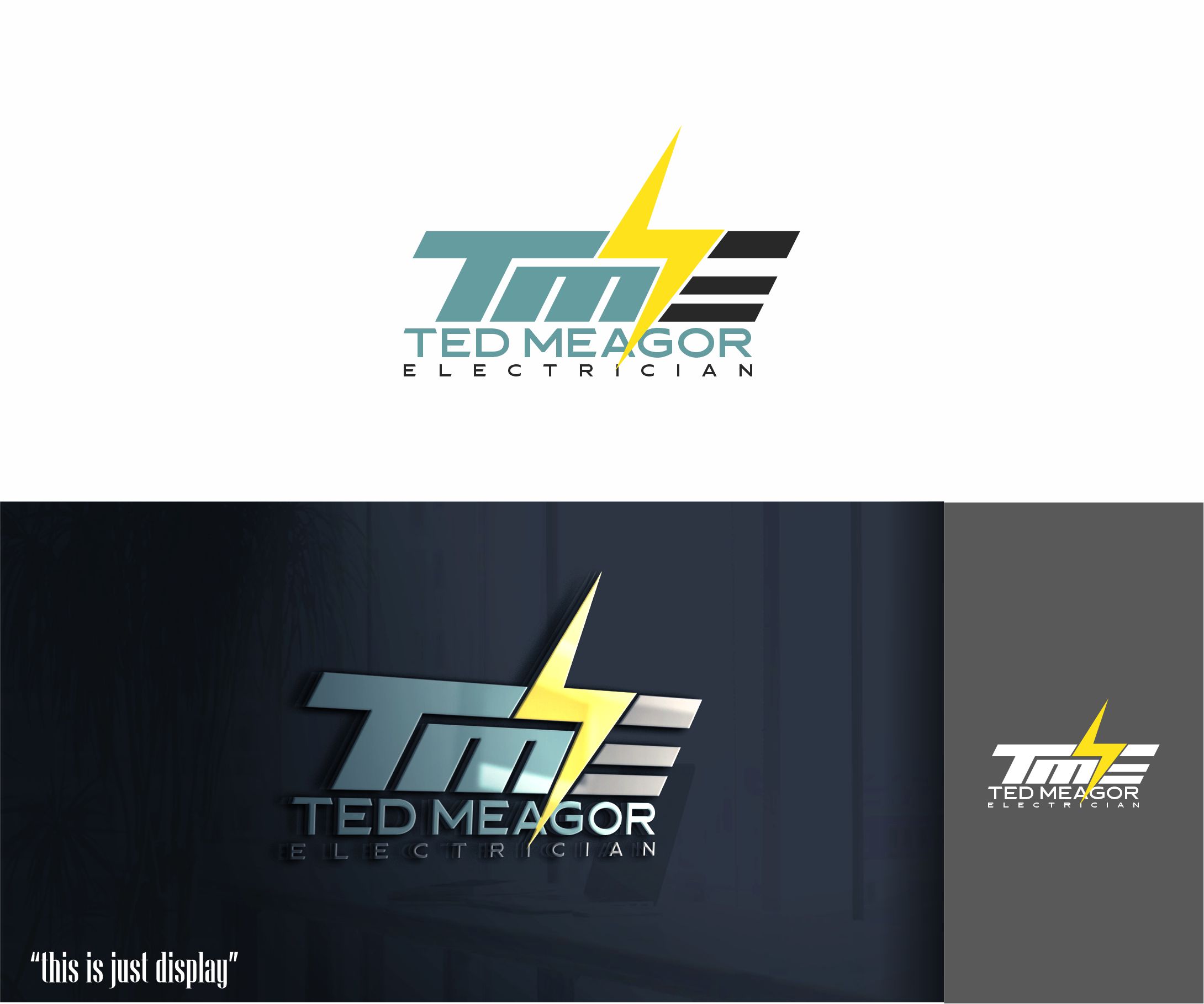 Logo Design by alkaline for Ted Meagor Electrician | Design #33499850