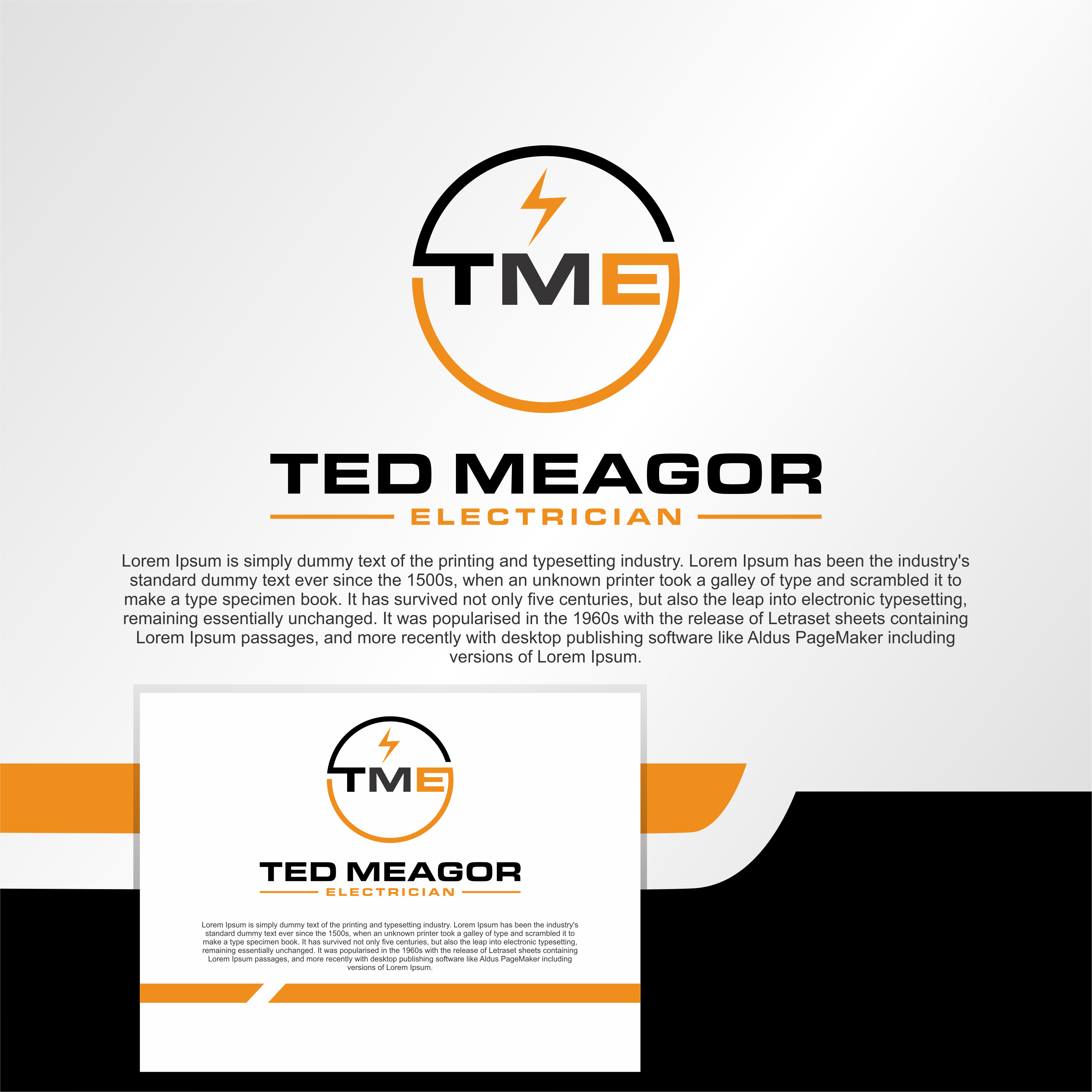 Logo Design by diego costa for Ted Meagor Electrician | Design #33499380