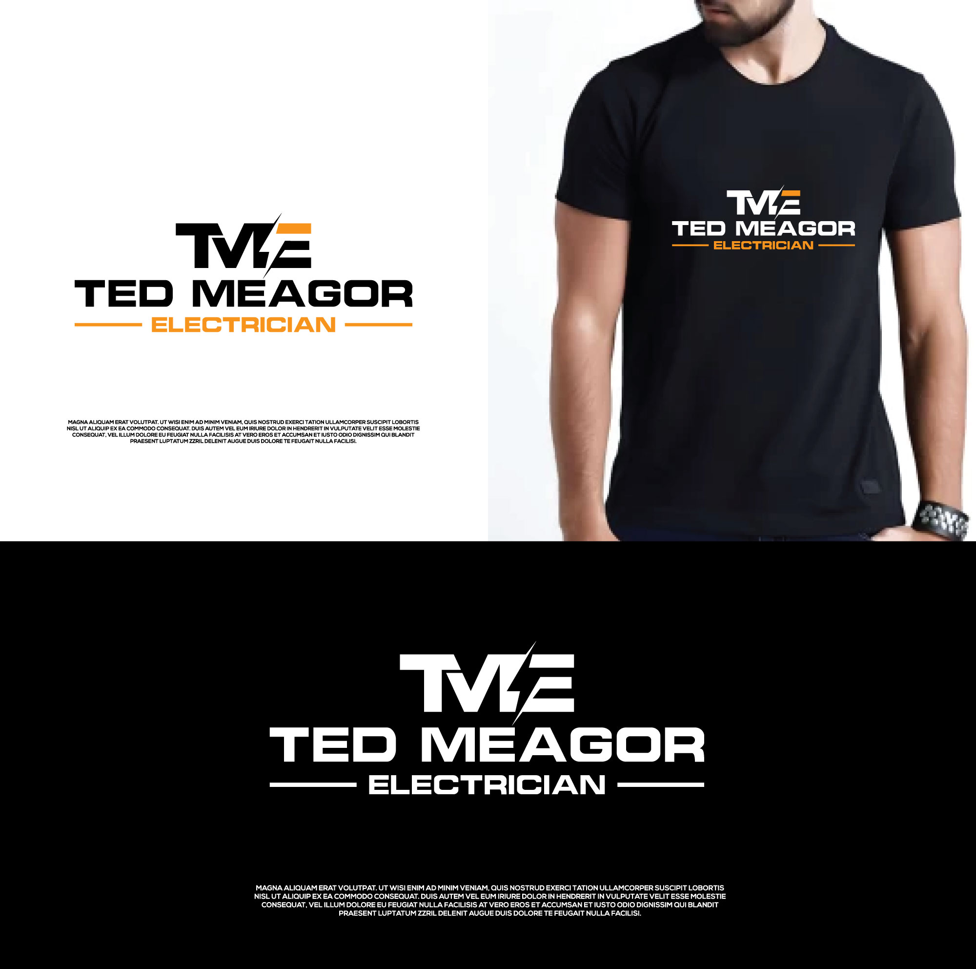 Logo Design by Araf0688 for Ted Meagor Electrician | Design: #33510877