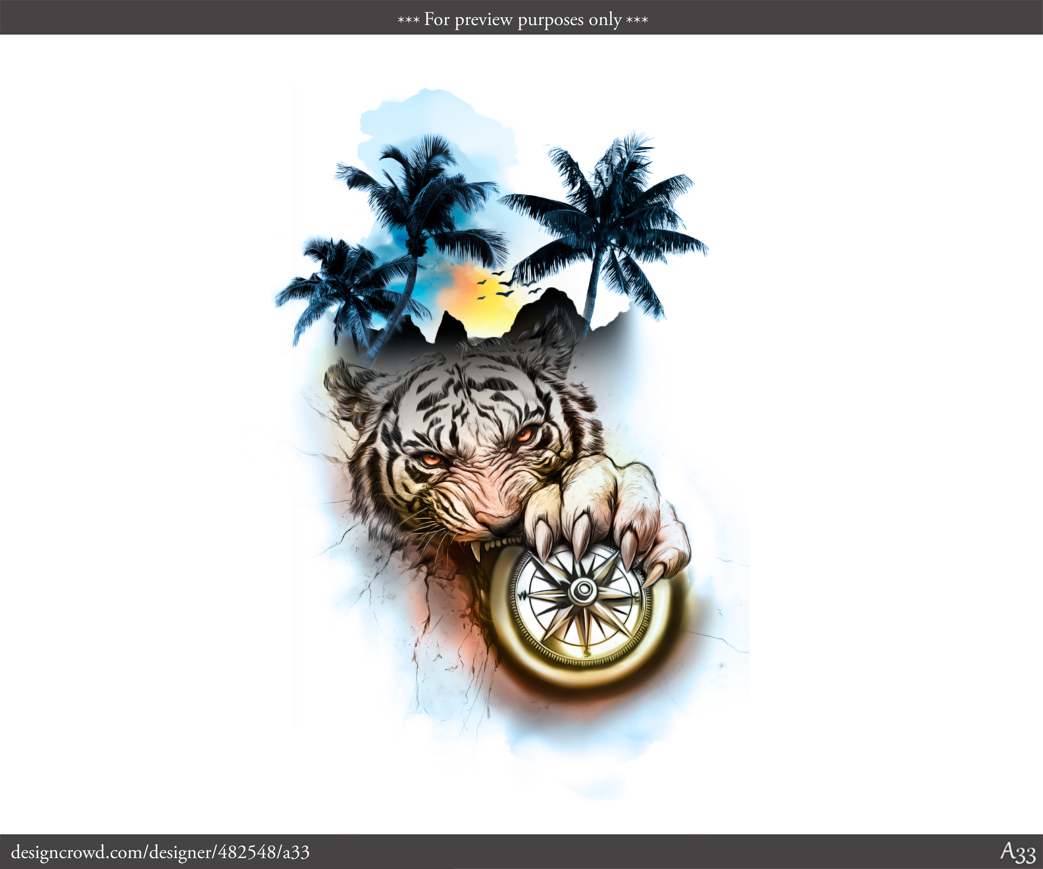 Tattoo-Design von A33 für dieses Projekt | Design: #33564522