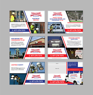 Postcard Design by sumdes for Lighting Maintenance Inc | Design: #33759124