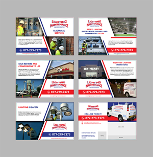 Postcard Design by sumdes for Lighting Maintenance Inc | Design: #33759151