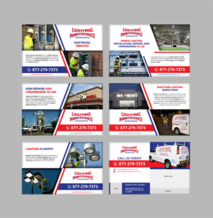 Postcard Design by sumdes for Lighting Maintenance Inc | Design: #33759160