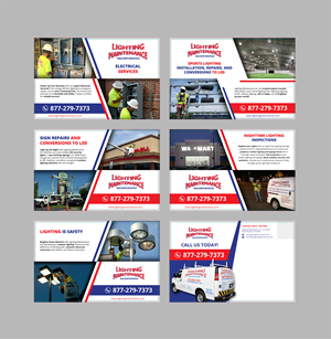 Postcard Design by sumdes for Lighting Maintenance Inc | Design: #33759711