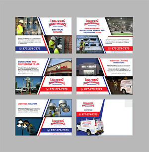 Postcard Design by sumdes for Lighting Maintenance Inc | Design: #33772184